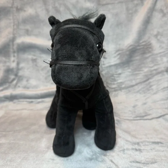 Texas Tech Red Raiders Black Plush Horse with Embroidered Logo - Picture 3 of 5